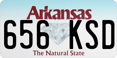 AR license plate 656KSD