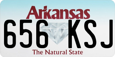 AR license plate 656KSJ