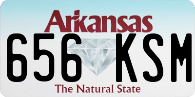 AR license plate 656KSM