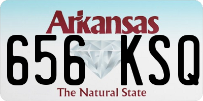 AR license plate 656KSQ