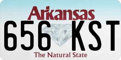 AR license plate 656KST