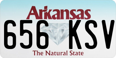 AR license plate 656KSV