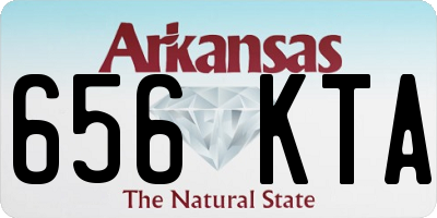 AR license plate 656KTA
