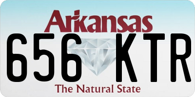 AR license plate 656KTR