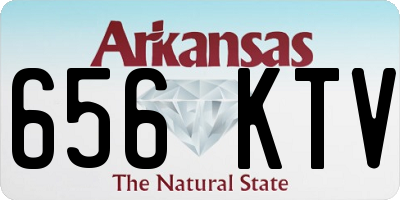 AR license plate 656KTV