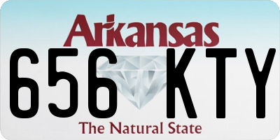AR license plate 656KTY