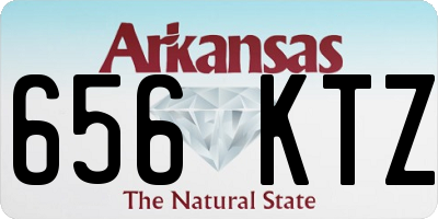 AR license plate 656KTZ