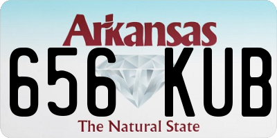 AR license plate 656KUB