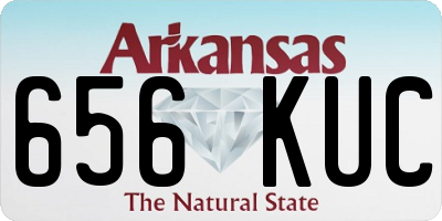 AR license plate 656KUC