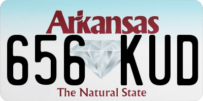 AR license plate 656KUD