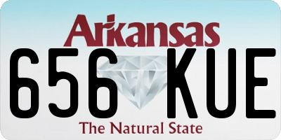 AR license plate 656KUE