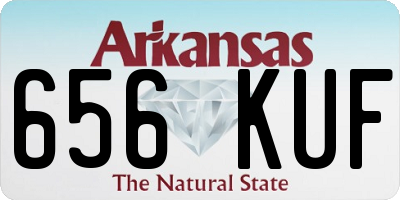 AR license plate 656KUF