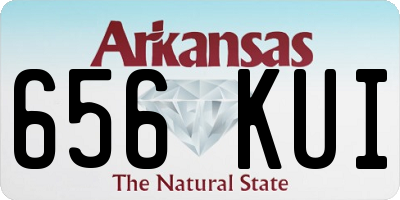 AR license plate 656KUI