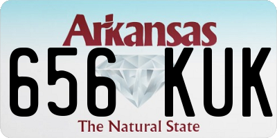 AR license plate 656KUK