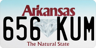 AR license plate 656KUM