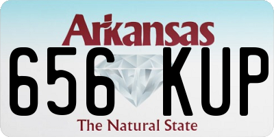 AR license plate 656KUP