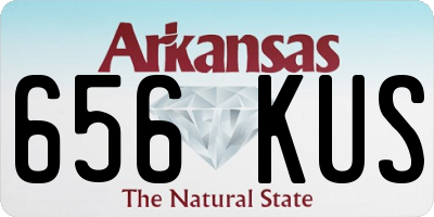 AR license plate 656KUS
