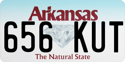 AR license plate 656KUT