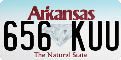AR license plate 656KUU