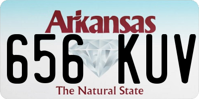 AR license plate 656KUV