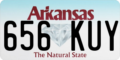 AR license plate 656KUY