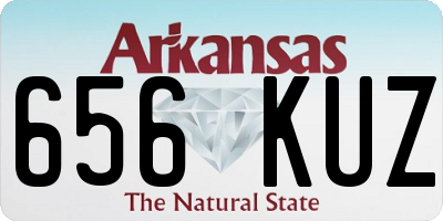AR license plate 656KUZ
