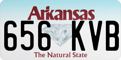 AR license plate 656KVB