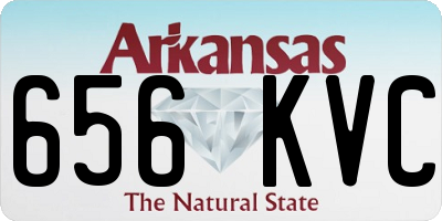 AR license plate 656KVC