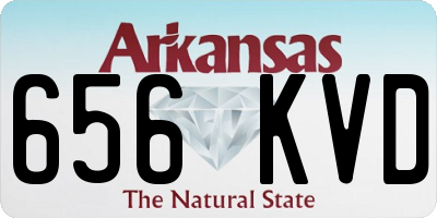 AR license plate 656KVD