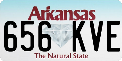 AR license plate 656KVE