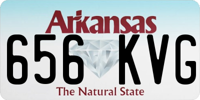 AR license plate 656KVG