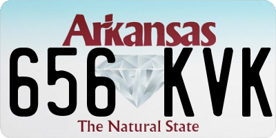 AR license plate 656KVK