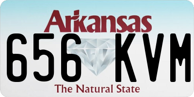 AR license plate 656KVM