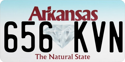 AR license plate 656KVN