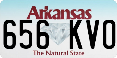 AR license plate 656KVO