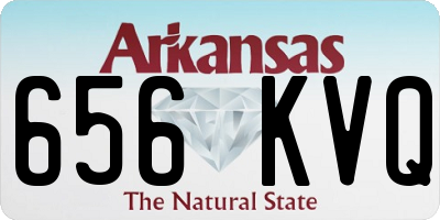 AR license plate 656KVQ