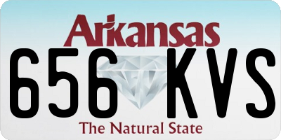 AR license plate 656KVS