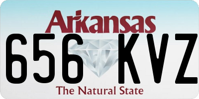 AR license plate 656KVZ