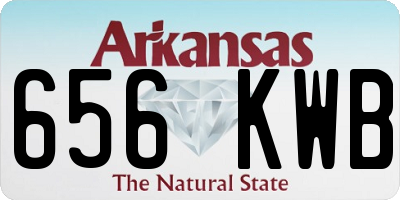 AR license plate 656KWB