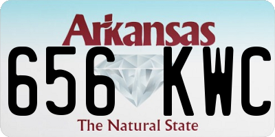 AR license plate 656KWC