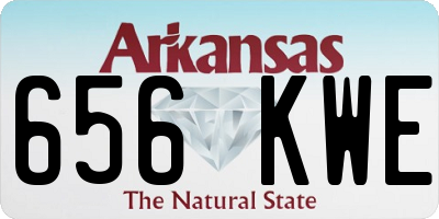 AR license plate 656KWE