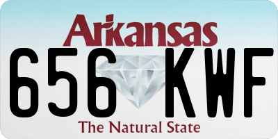 AR license plate 656KWF