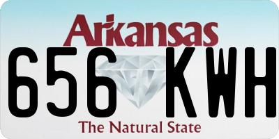 AR license plate 656KWH