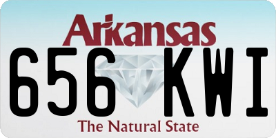 AR license plate 656KWI