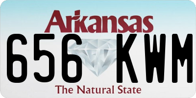 AR license plate 656KWM