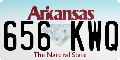 AR license plate 656KWQ
