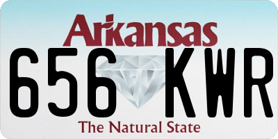 AR license plate 656KWR