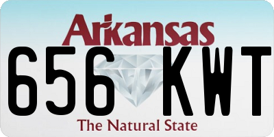 AR license plate 656KWT