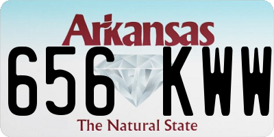 AR license plate 656KWW