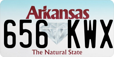 AR license plate 656KWX